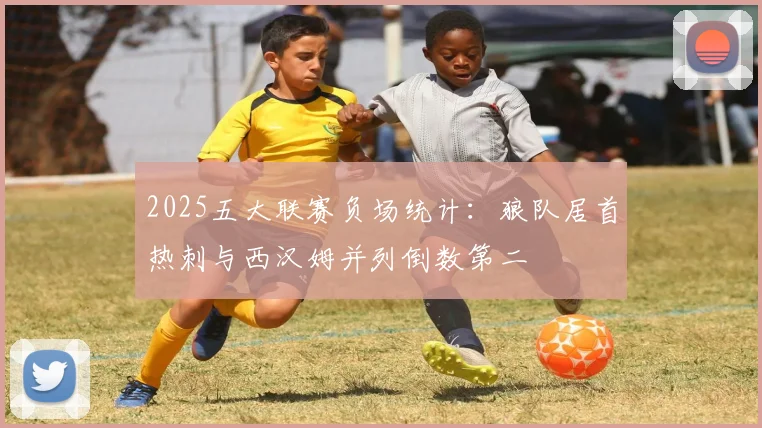 2025五大联赛负场统计：狼队居首热刺与西汉姆并列倒数第二